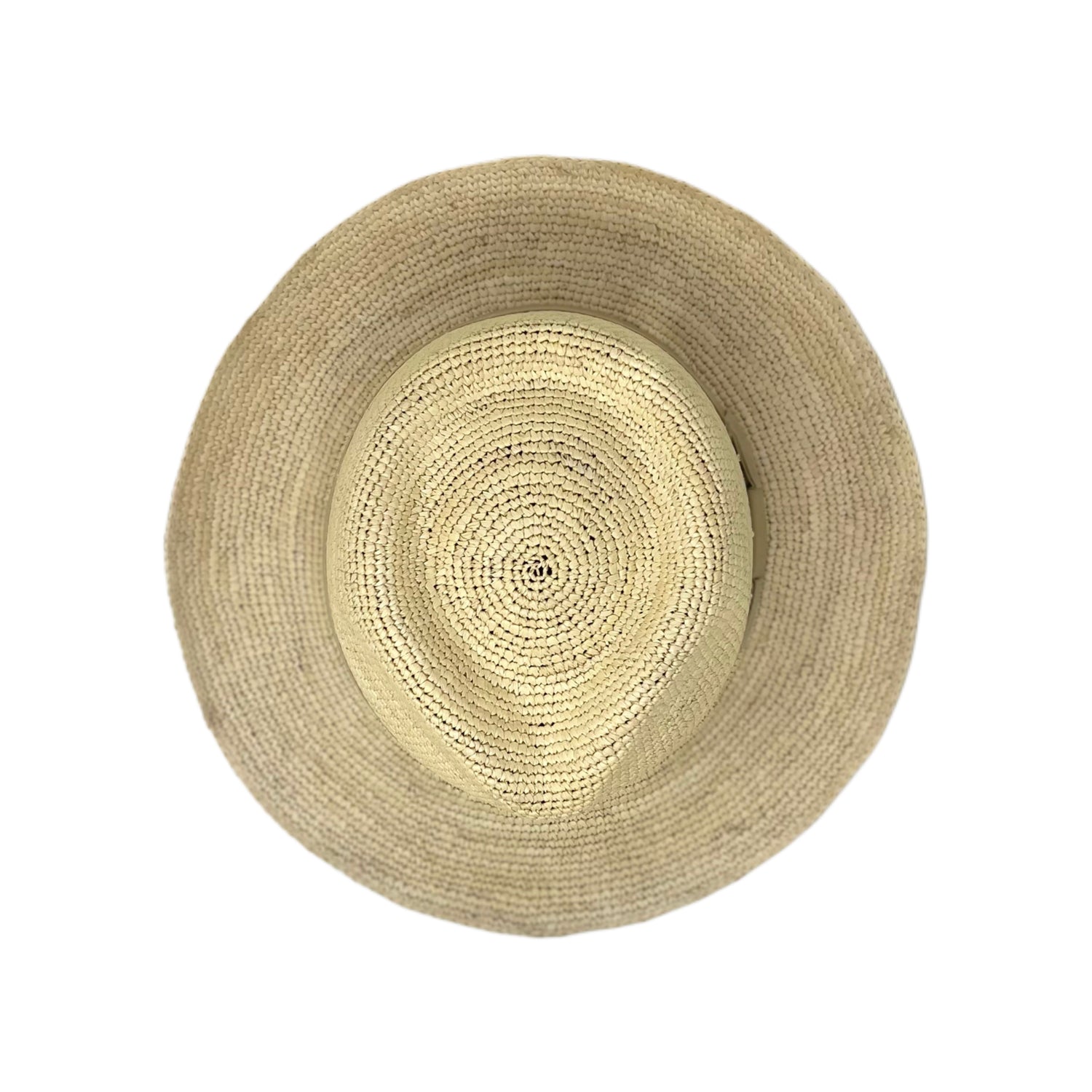 Tradicional Crochet Natural Genuine Panama Hat