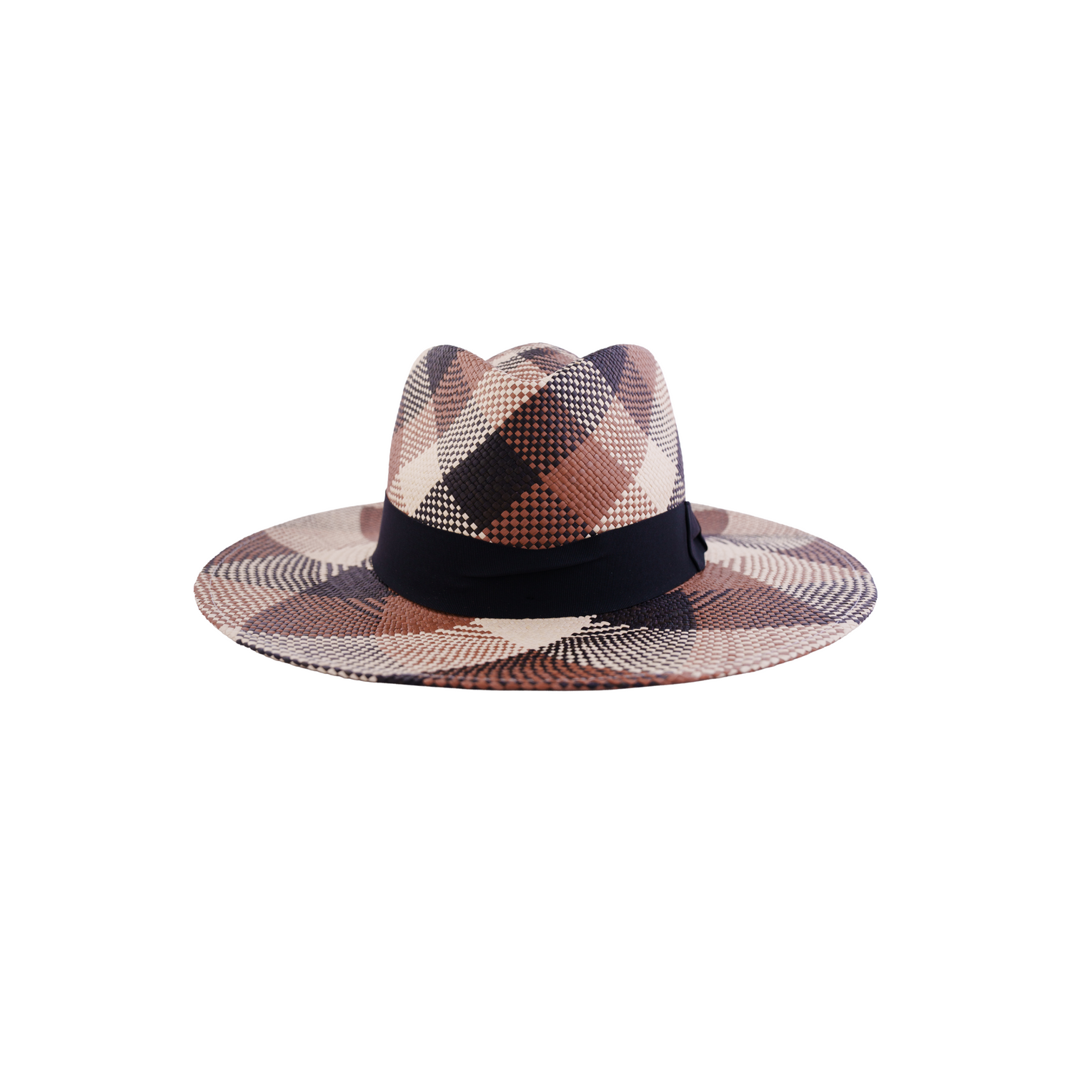 Sauvage Cuadros Cafe, Natural & Black Genuine Panama Hat