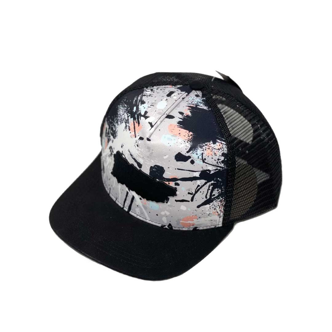 Puerto Rico Map Abstracts Spots Trucker Snapback Cap