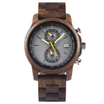 The Chronometer ALL Wood Men’s Grey Watch