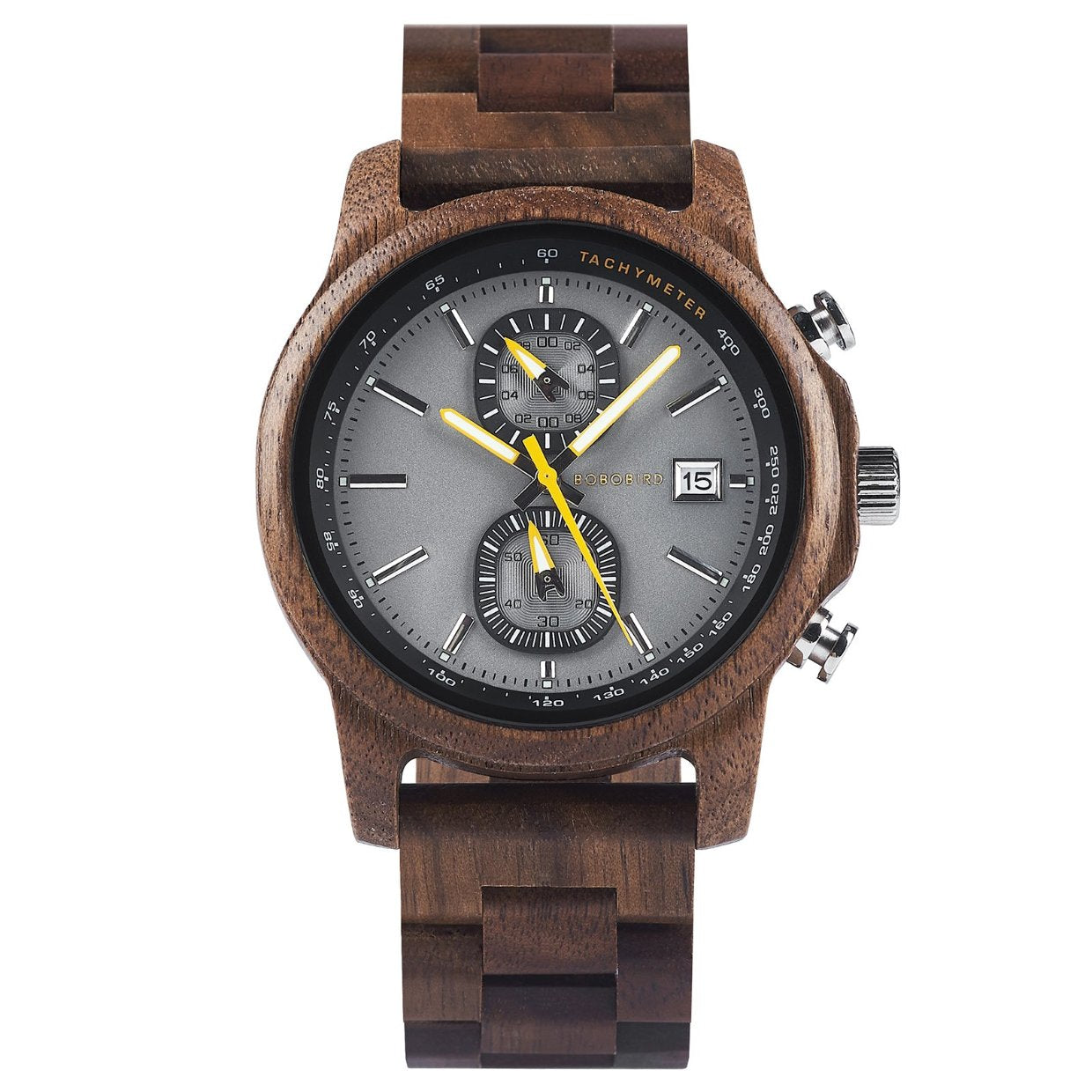The Chronometer ALL Wood Men’s Grey Watch
