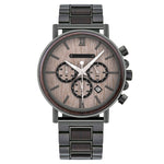 The Chronometer Dial Metal Men’s Wood Watch Steel Grey