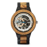The Bichromal Mechanical Self-Wind Wood Watch Sandalwood