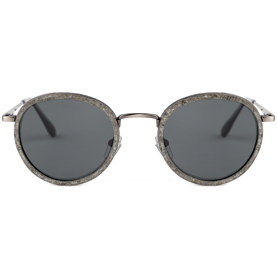 The Metal ROUND STONE Sunglasses