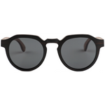 The Classic Round Ebony Wood Sunglasses