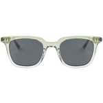 The Retro Square Sage Acetate & Wood Stick Sunglasses