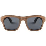 The Oversized Walnut Wood Sunglasses
