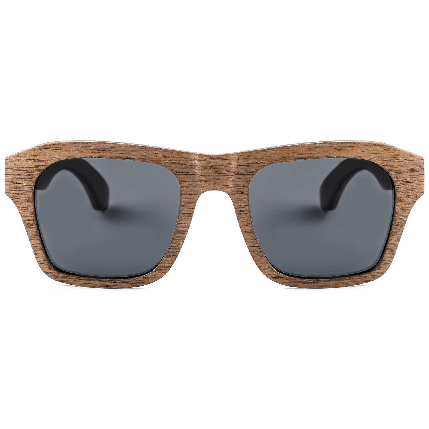 The Oversized Walnut Wood Sunglasses