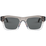 The Oversized Golden Madrone Wood & Grey Acetate Sunglasses