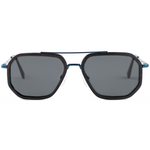 The Metal Square Aviator Ebony Sunglasses