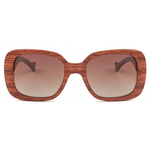 The Vintage Square Rosewood Wood Sunglasses