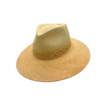 Sauvage Two Tone Salmon Band Genuine Panama Hat