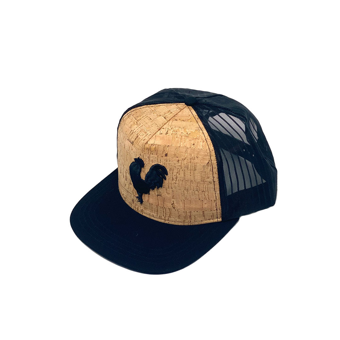 Puerto Rico Rooster Cork Trucker Snapback Cap