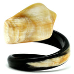 Lightweight Horn Large Snake Cuff | Pulsera de Cuerno Grande