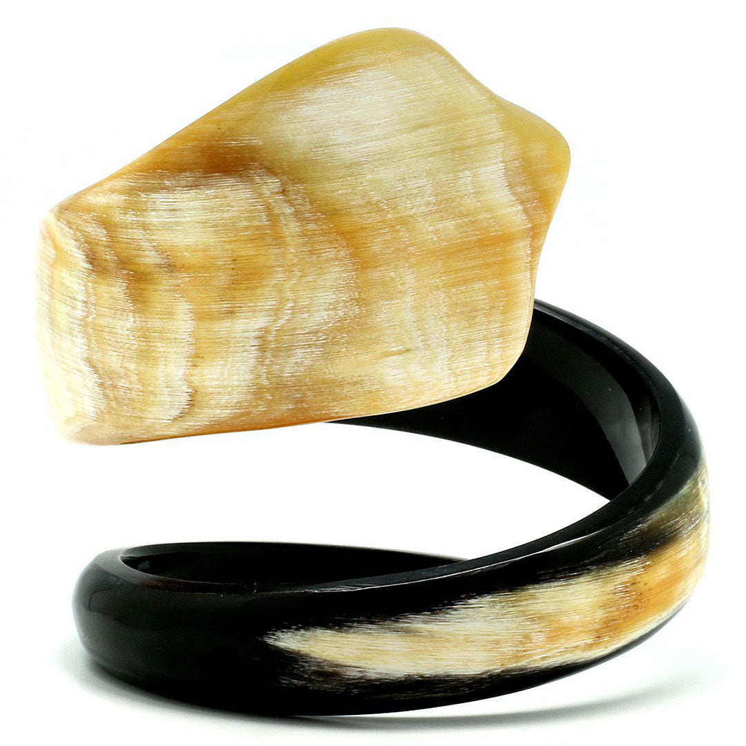 Lightweight Horn Large Snake Cuff | Pulsera de Cuerno Grande