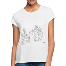 Conga y Baile Pa' Ti' - Women's Relaxed Fit Puerto Rico TShirt White