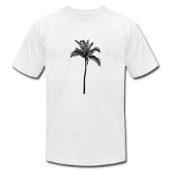 PALM Stretched Unisex Jersey T-Shirt - white