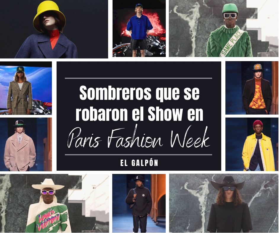 Los sombreros que se robaron el show en la Semana de la Moda de París