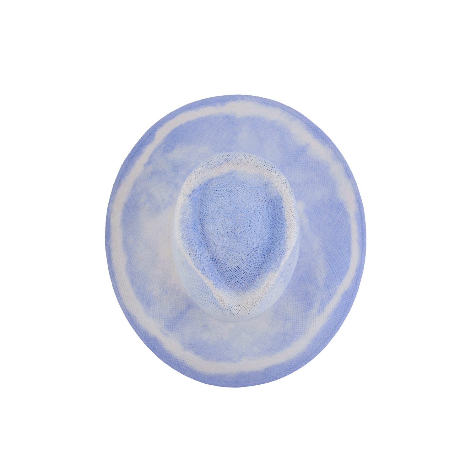 Sauvage Tie Dye Blue Genuine Panama Hat