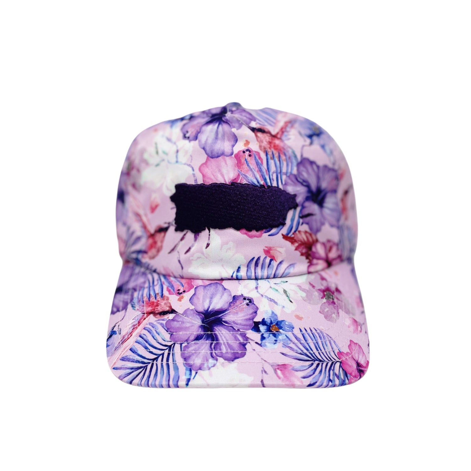 Puerto Rico Map Maga Lilac Dad Cap