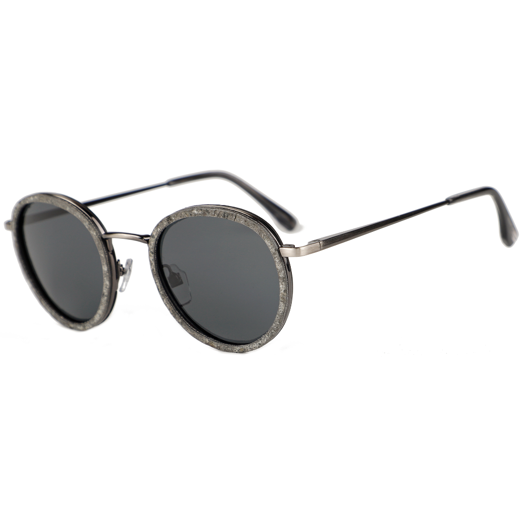 The Metal ROUND STONE Sunglasses