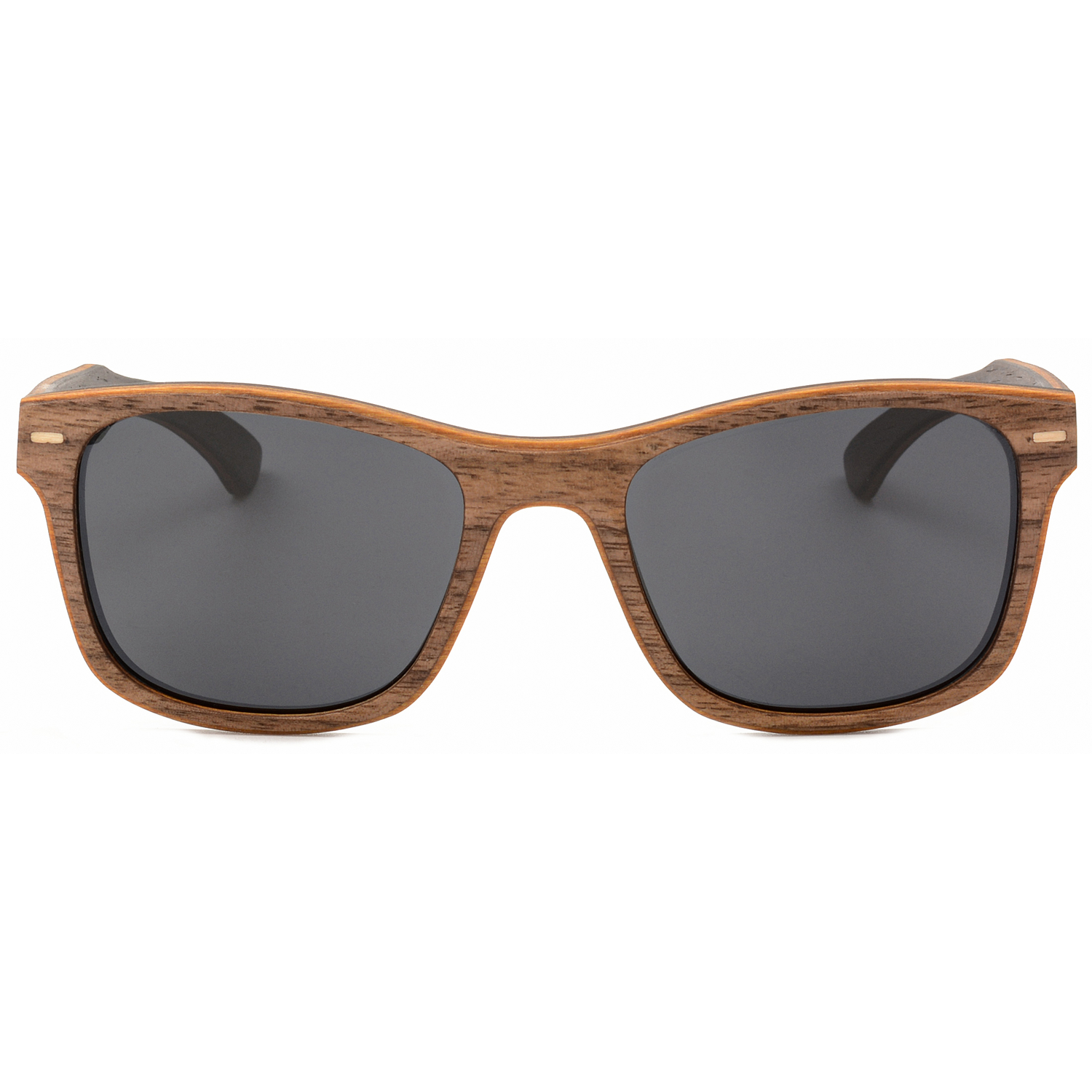 The Wayfarer Stepped Wood WALNUT-EBONY Sunglasses