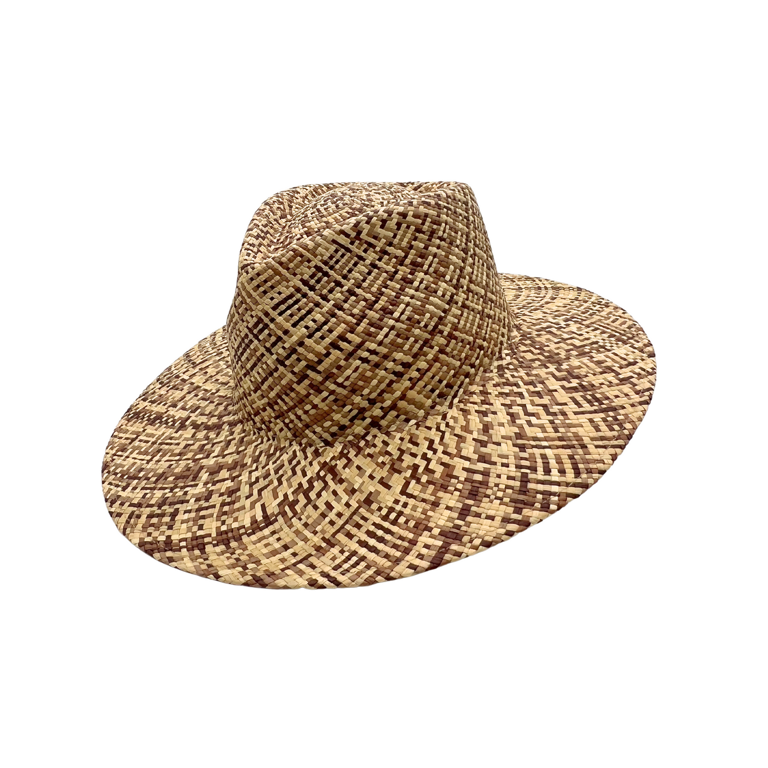 Sauvage Multicolor All Over CAFE Genuine Panama Hat