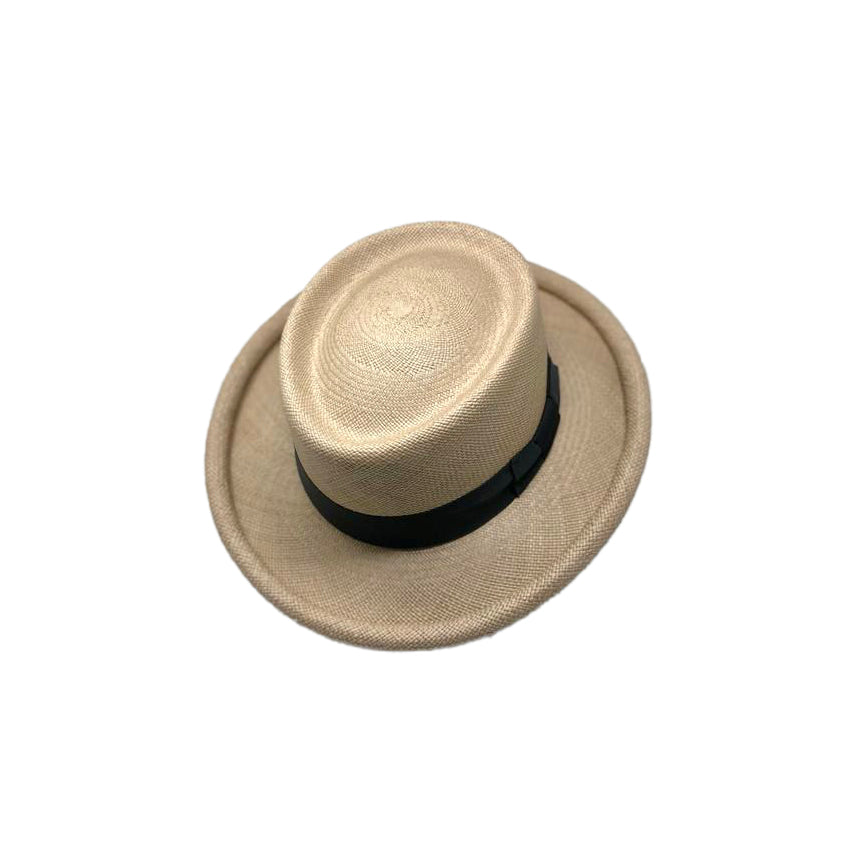 Plantacion Paso Fino Creme Genuine Panama Hat - Rolled Brim