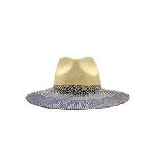 Sauvage Two Tone Blue | Natural Band Genuine Panama Hat