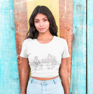 Conga y Baile Pa' Ti' - Women's Cropped Puerto Rico T-Shirt