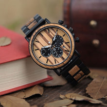 The Chronometer Dial Metal Men’s Wood Watch Natural - EL CRONOMETRO