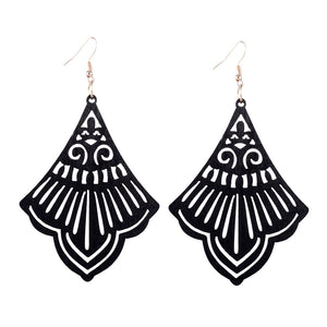 Laser Cut Wood Earrings Wings | Pantallas de Madera Cortadas Laser