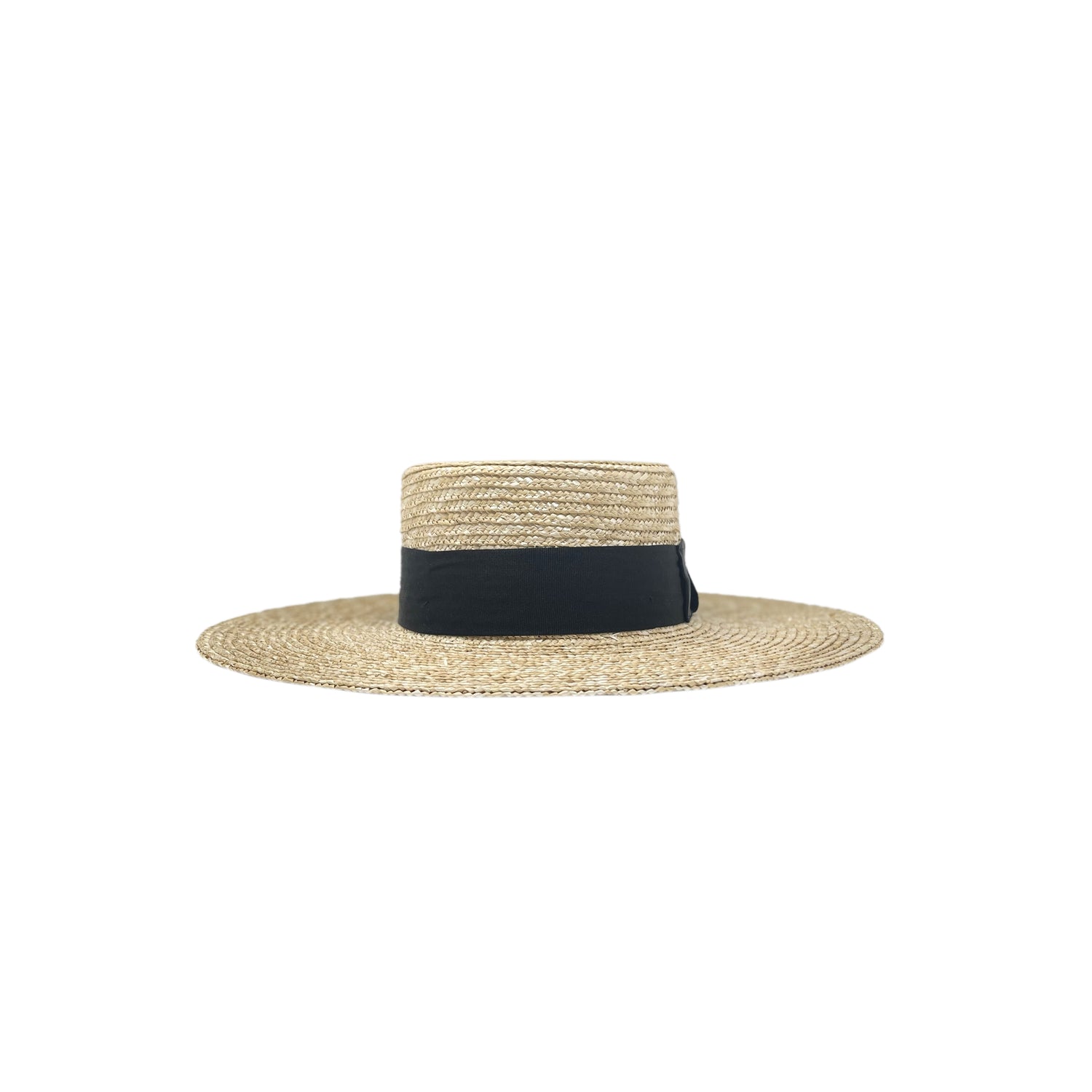 Cordovez Flat Large Brim Natural Wheat Hat