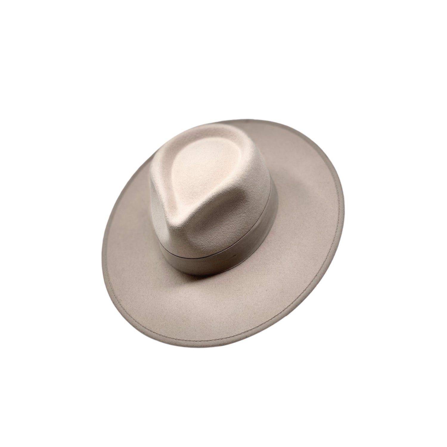 Tradicional Flat Brim Nude Winter Wide Brim Hat