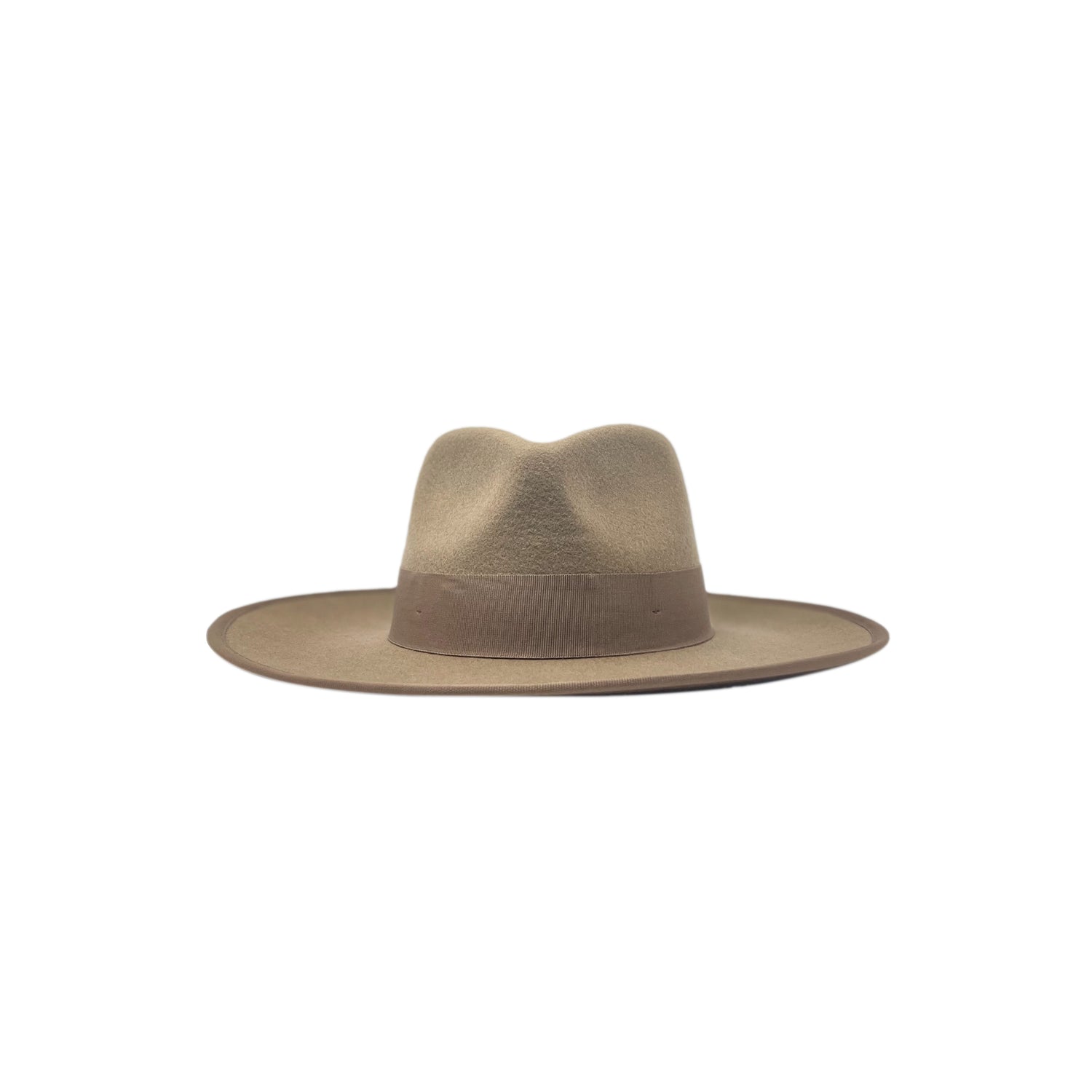 Tradicional Flat Brim Cafe Winter Wide Brim Hat