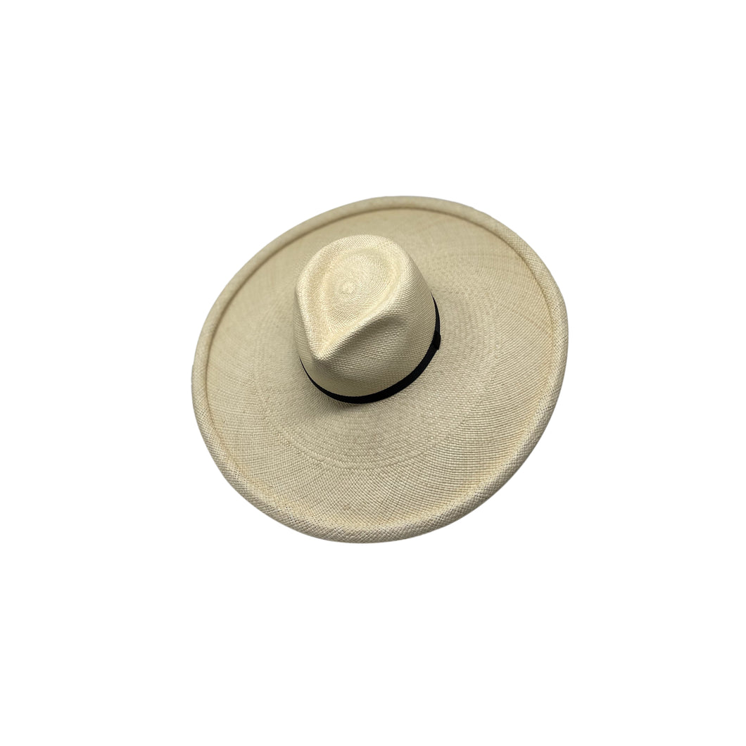 Tradicional Lunga Rolled Brim Natural Genuine Panama Hat
