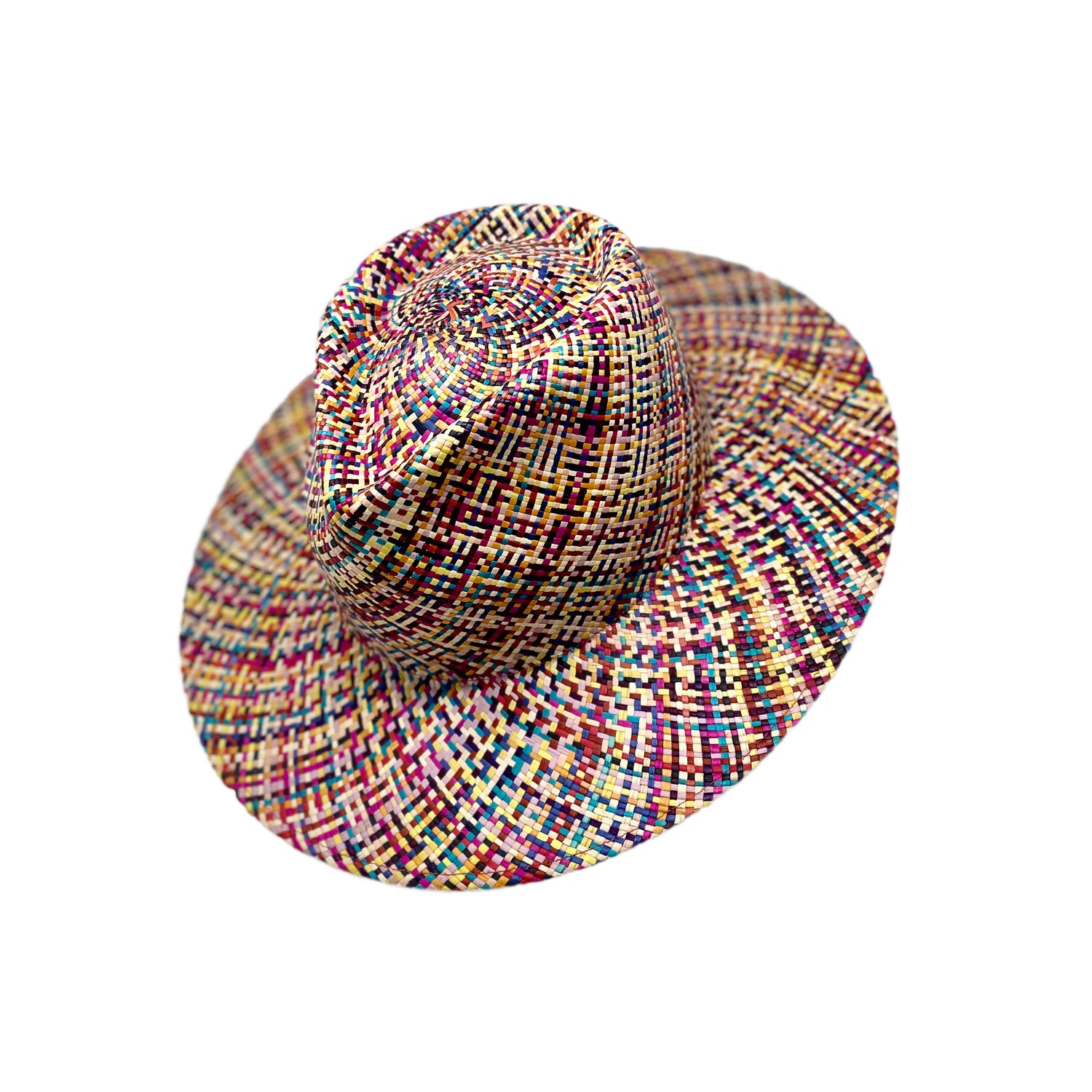 Sauvage Multicolor All Over Genuine Panama Hat