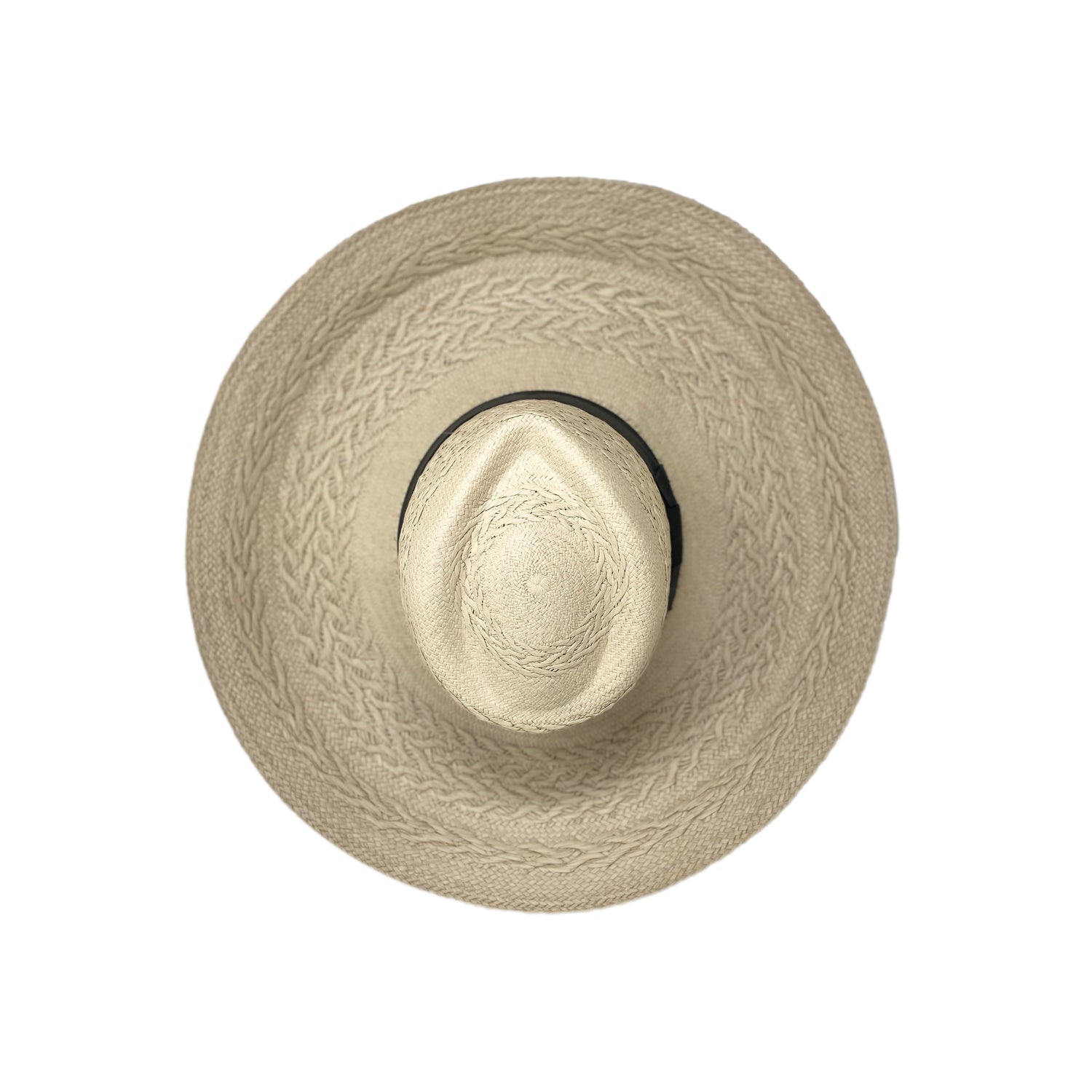 Sauvage Alon Knit Creme Genuine Panama Hat