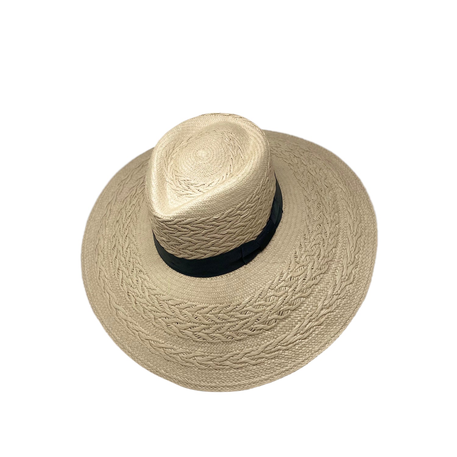 Sauvage Alon Knit Creme Genuine Panama Hat