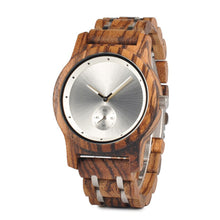 The Industrial Simple Large Dial Wood and Stainless Steel Watch - EL INDUSTRIAL SENCILLO