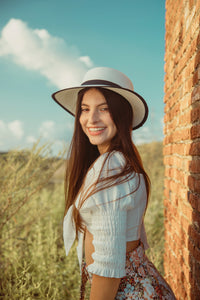 Visera Natural Genuine Panama Hat