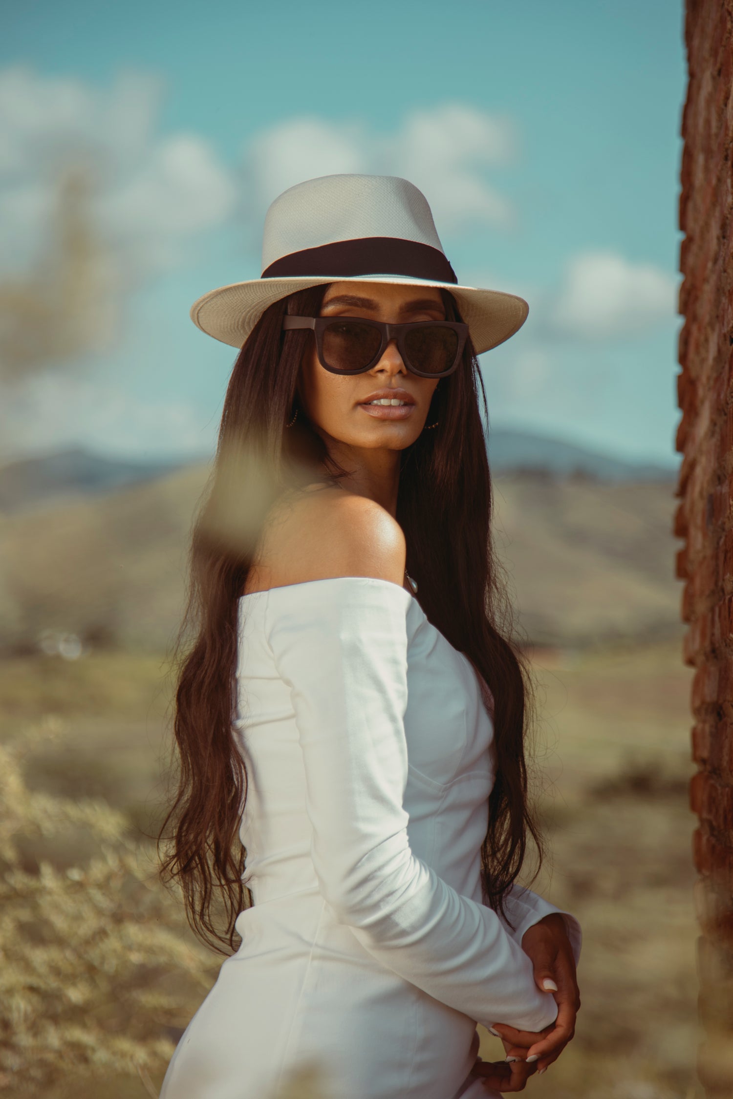 Tradicional White Genuine Panama Hat