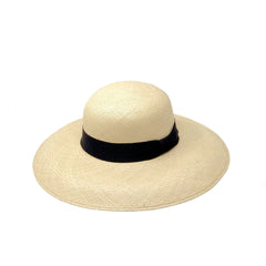 Pamela Alon Natural Genuine Panama Hat