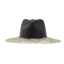 Sauvage Stripes Black Genuine Panama Hat