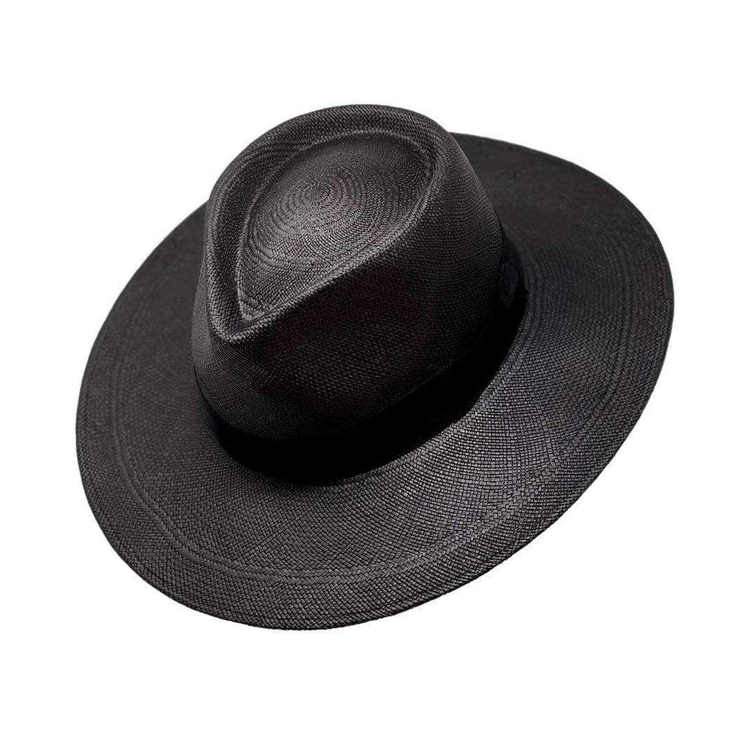 Sauvage Black on Black Genuine Panama Hat