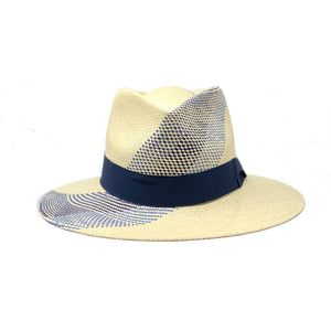 Sauvage Surf Sapphire-Natural Genuine Panama Hat