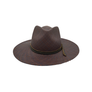 Sauvage Two-Tone Choco/Saphire Genuine Panama Hat