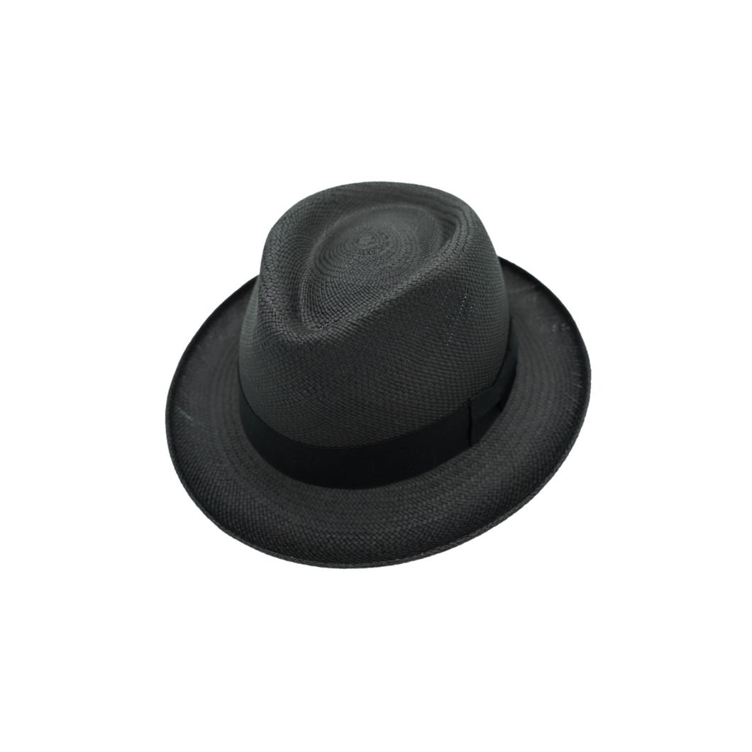 Urbano Black Genuine Panama Hat