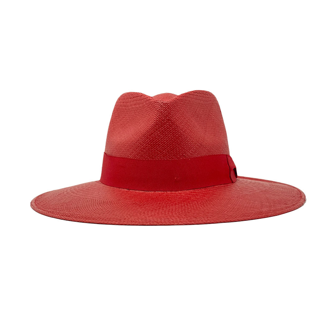 Sauvage Rouge Genuine Panama Hat