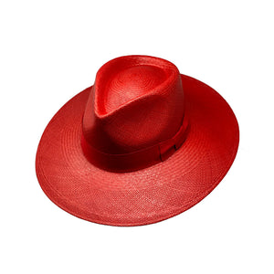 Sauvage Rouge Genuine Panama Hat